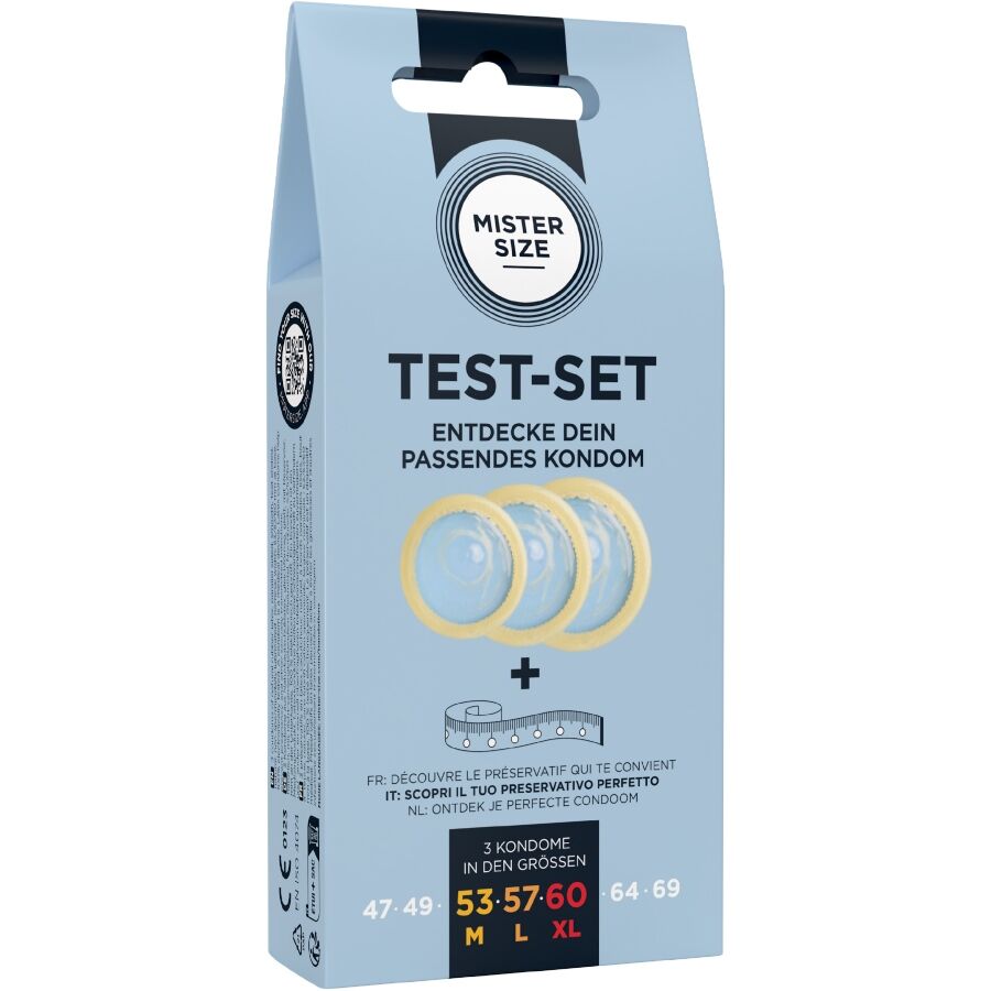 Kit test préservatifs 3 tailles + mètre - Mister Size - MISTER SIZE