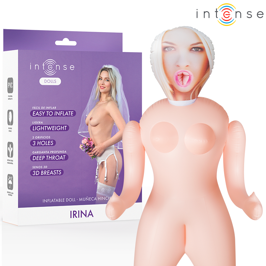 Intense - Poupée Gonflable Réaliste Femme avec Seins 3D Irina