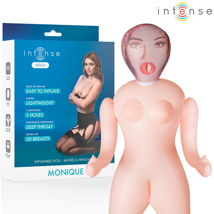 Intense - Poupée Gonflable Réaliste Femme avec Seins 3D Monique