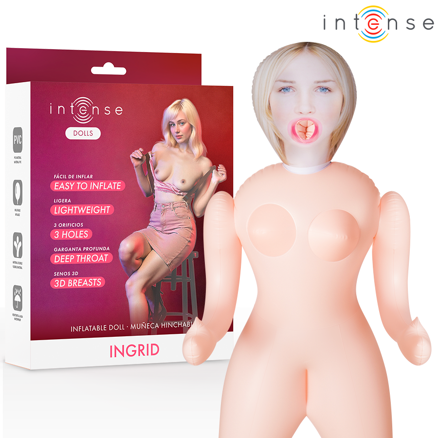 Intense - Poupée Gonflable Femme avec Seins 3D Ingrid
