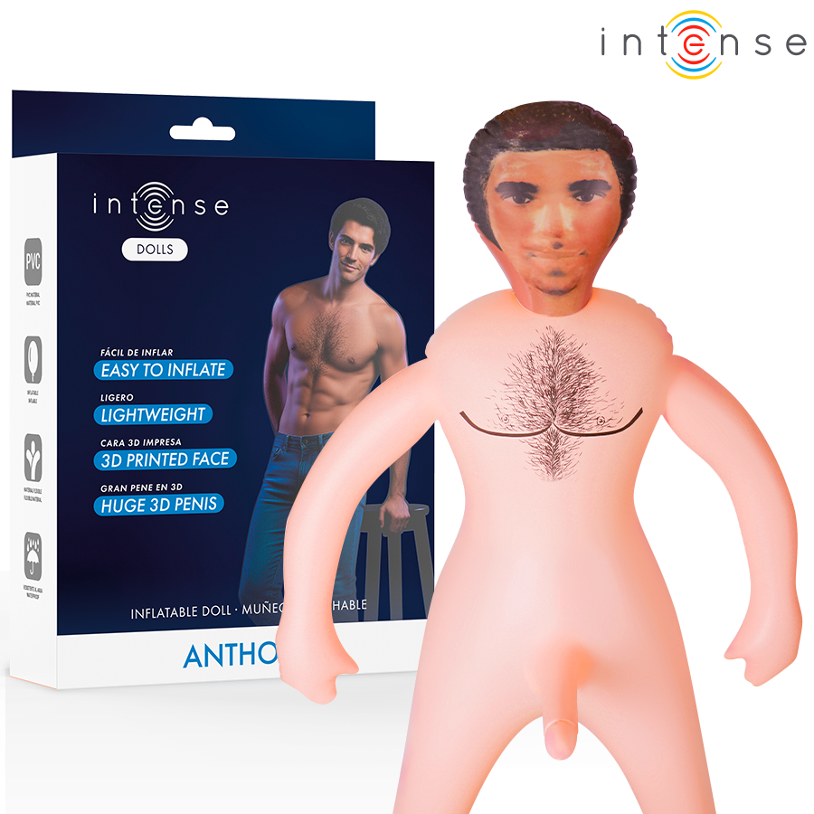 Intense - Poupée sexuelle gonflable homme avec Pénis 3D Anthony
