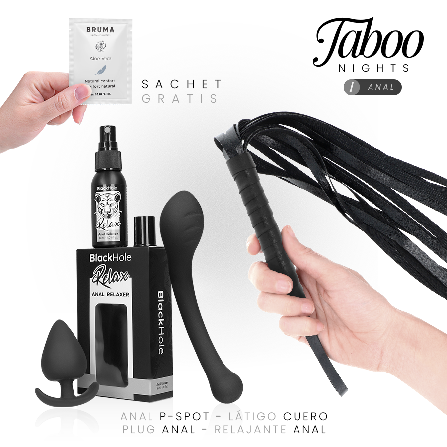 Coffret érotique anal Taboo Nights 1 kit découverte - Addicted Toys - TABOO NIGHTS