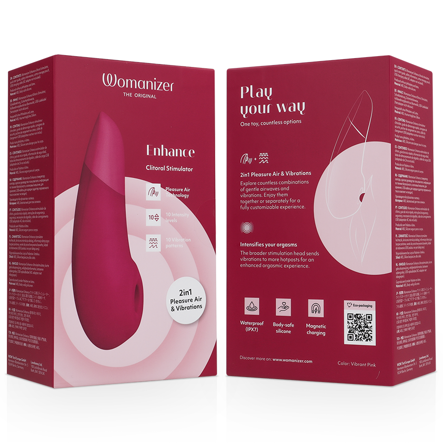 Stimulateur Clitoridien Womanizer Enhancement Rose - Womanizer