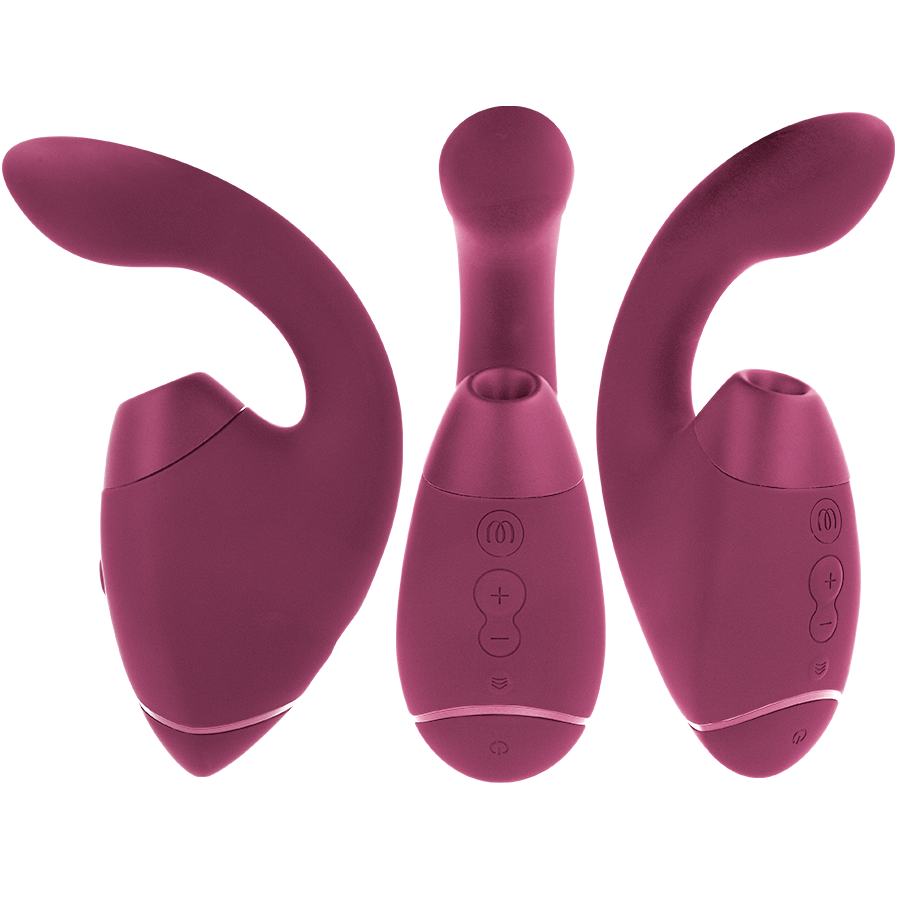 WOMANIZER - DUO NEXT STIMULATEUR CLITORIAL ET DE POINT G DOUBLE ROSE FOYER