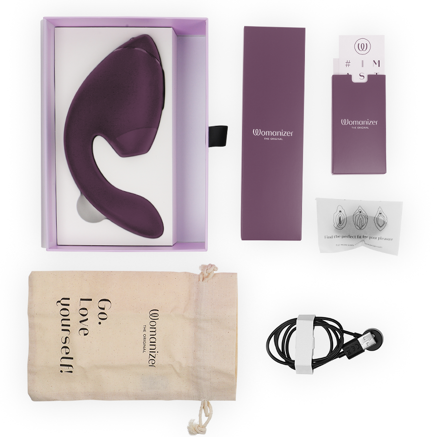 Stimulateur Double Womanizer Duo Next Violet Foncé - Womanizer