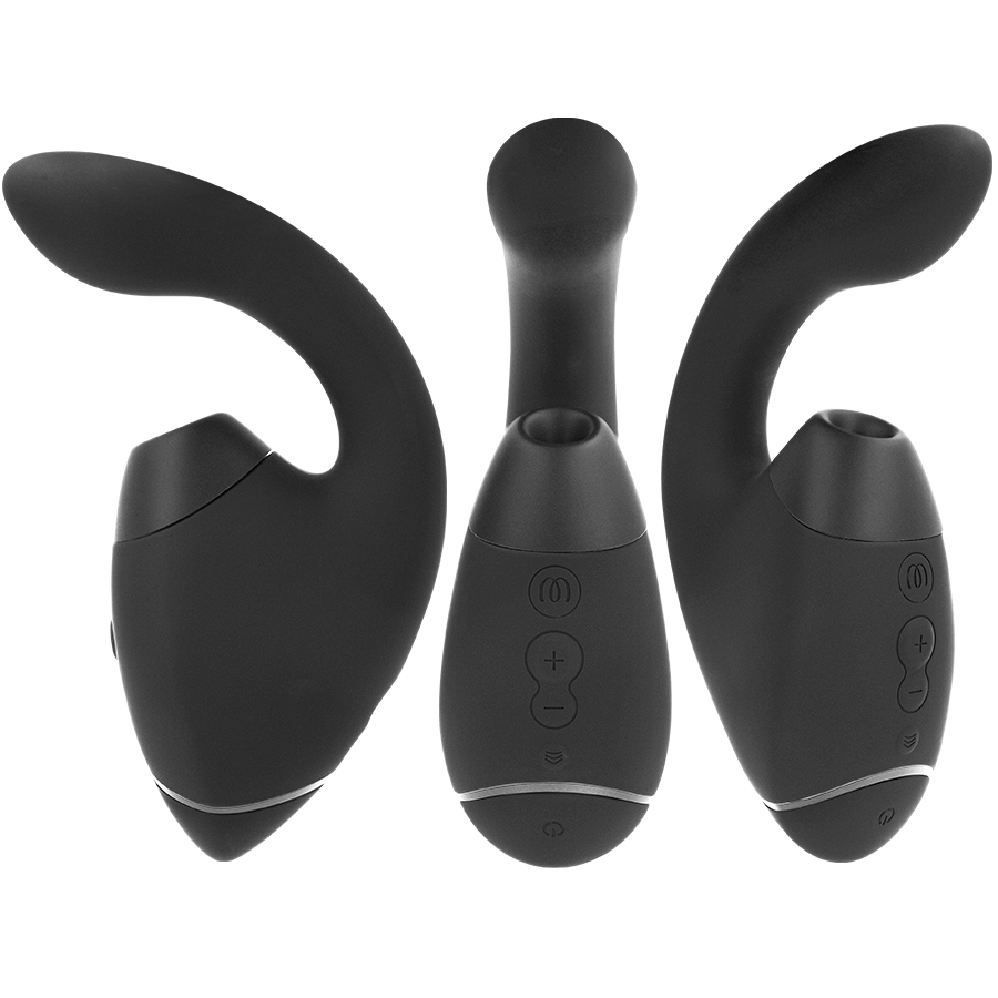 WOMANIZER - DUO NEXT STIMULATEUR CLITORIAL ET DE POINT G DOUBLE NOIR
