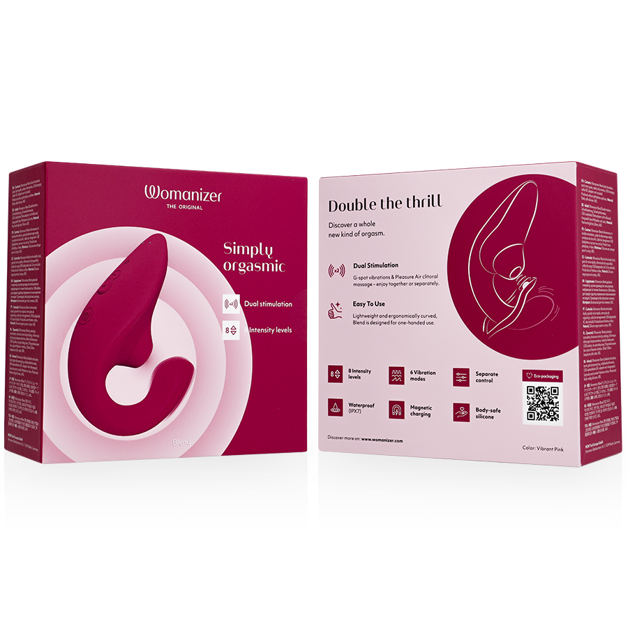 Vibromasseur Rabbit Womanizer Blend Rose - Womanizer