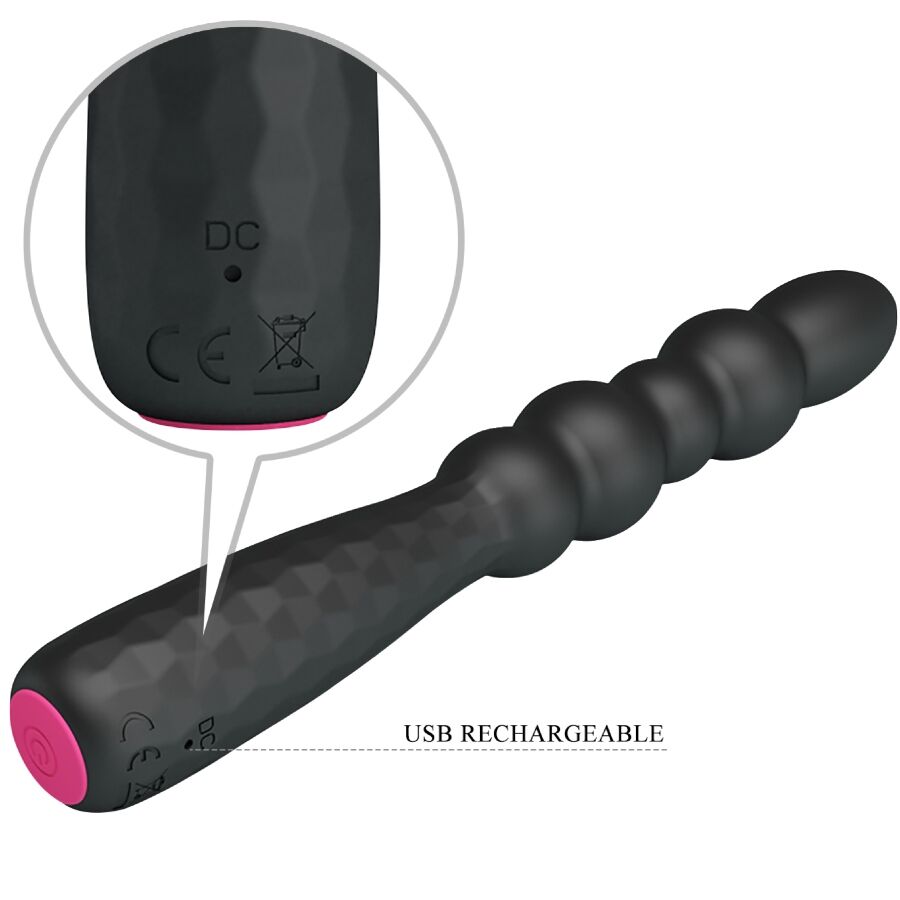 Plug Anal Vibrant Flexible Mr Play Noir - Mr Play