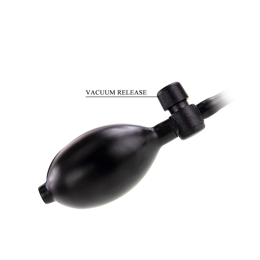 Plug Anal Gonflable Silicone Noir - Mr Play