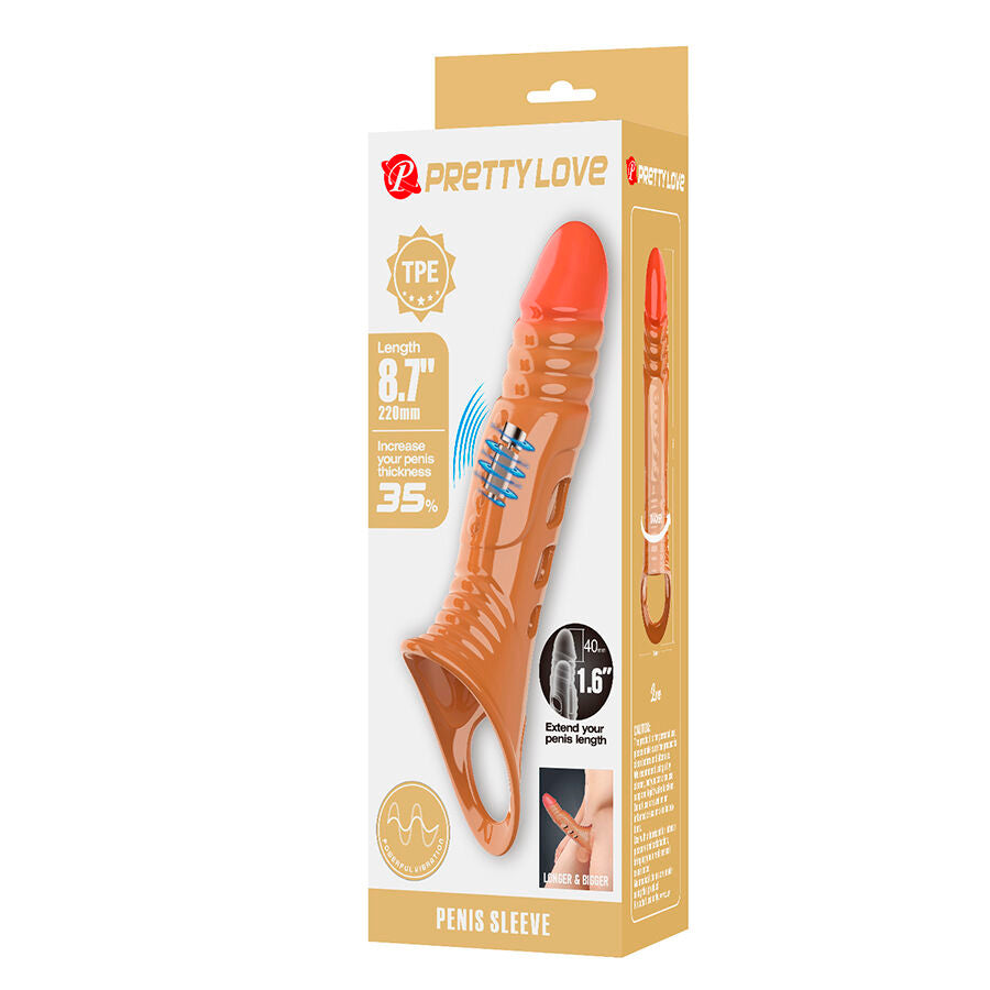 PRETTY LOVE - MANCHON DE PÉNIS VIBRANT