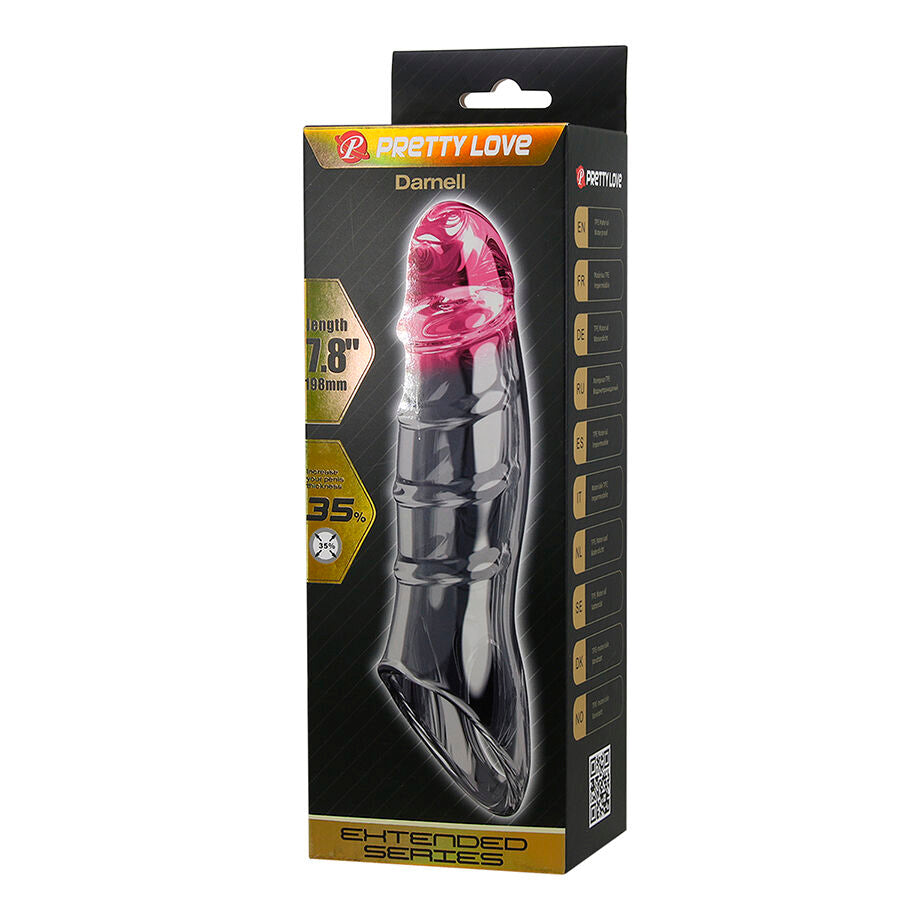 PRETTY LOVE - DARNELL COUVERCLE DE PÉNIS À EFFET TRANSPARENT
