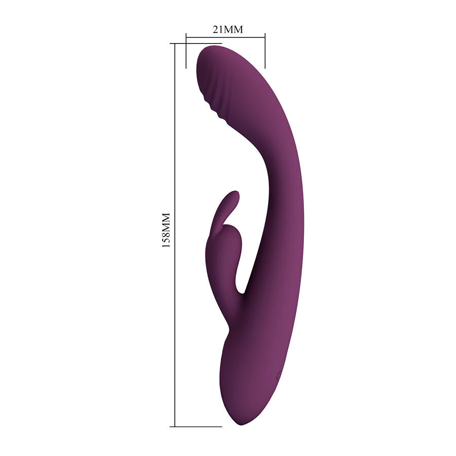 PRETTY LOVE - EMMA VIBRATEUR VIOLET RABBIT AVEC STIMULATEUR