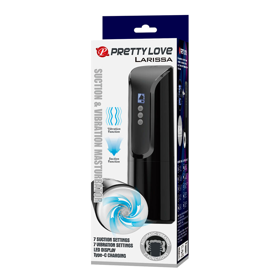 PRETTY LOVE - LARISSA MASTURBATEUR À SUCCION VIBRANTE