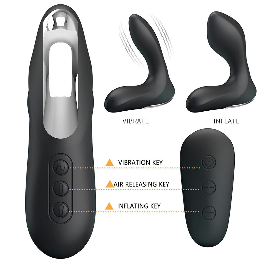 MR PLAY - MASSEUR DE PROSTATE AVEC TÉLÉCOMMANDE À VIBRATIONS