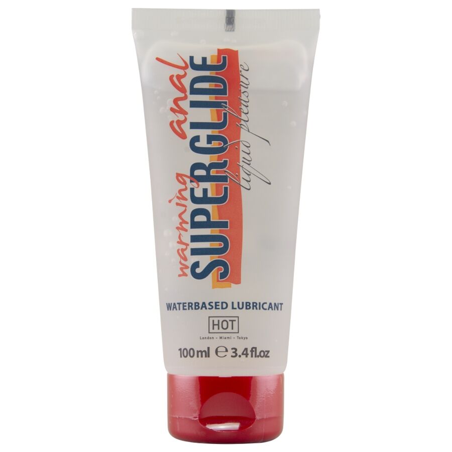 Lubrifiant Anal Chauffant Superglide 100ml - HOT