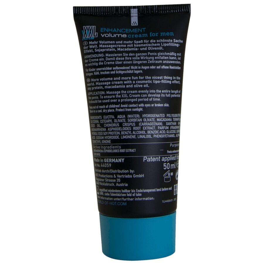 Crème Stimulante XXL pour Hommes 50ml - HOT