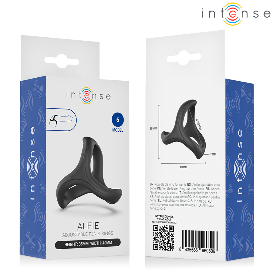 Anneau Pénien Triple Alfie Intense Modèle 6 - Addicted Toys