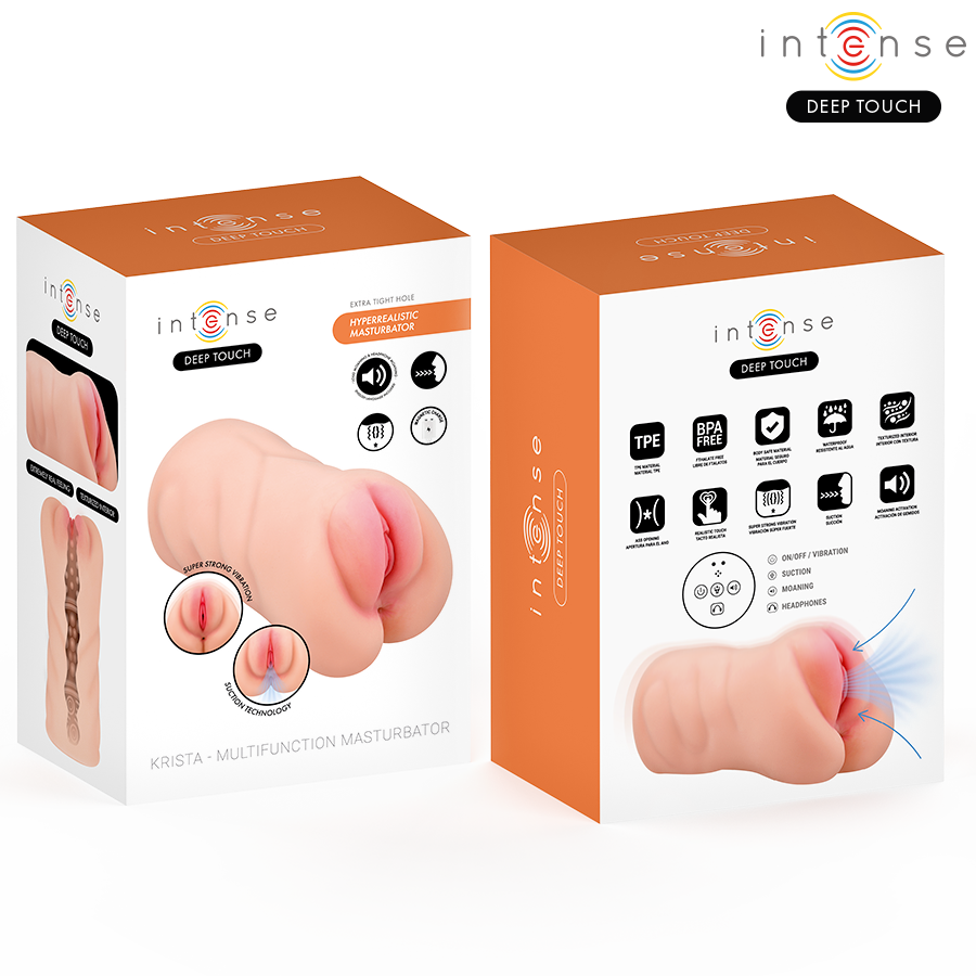 Masturbateur Vibrant Krista Deep Touch - Intense