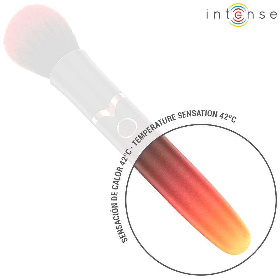 Brosse Vibrante Chauffante Emilia 16 cm - Intense