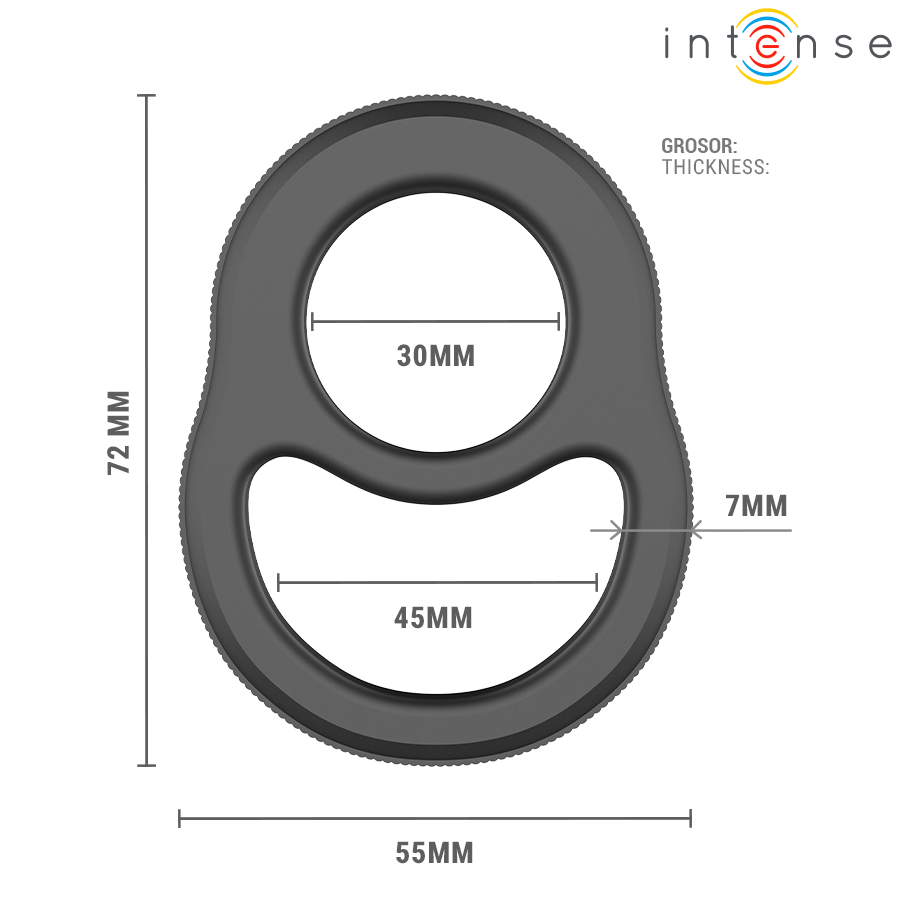 INTENSE - RICHARD DOUBLE ANNEAU PÉNIS MODÈLE 1
