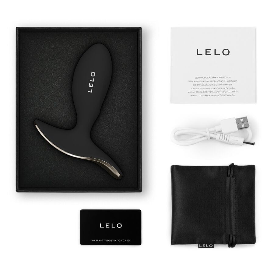 LELO - SURFER 2 Plug Anal Vibrant - Noir