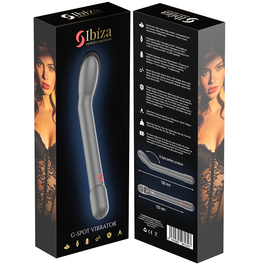 Vibrateur Point G 3 en 1 Succion & Vibration Noir - Ibiza Technology
