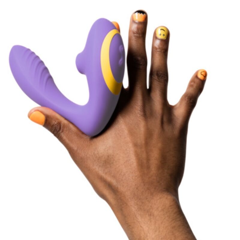 Stimulateur Point G et Succion Clitoriale Reverb Violet - ROMP