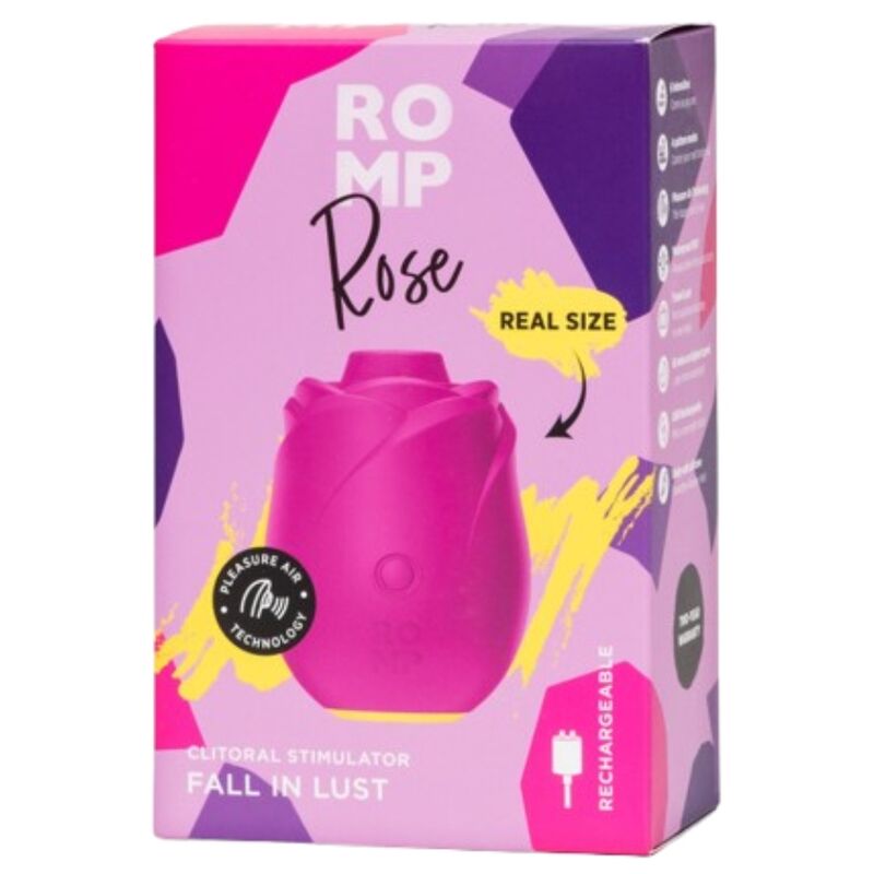 Stimulateur Clitoridien Rose Air Pulsé - ROMP