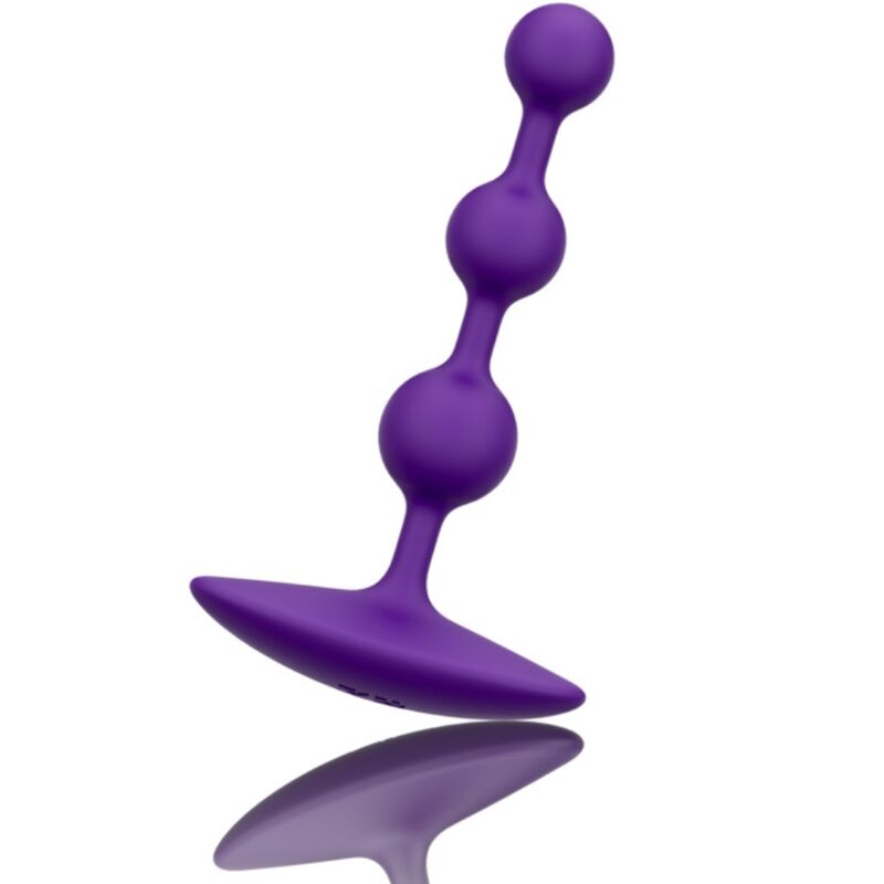 Perles Anales Flexibles AMP Violettes 12,5 cm - ROMP