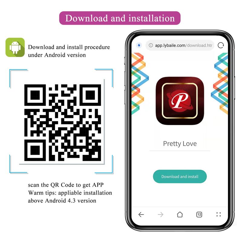 PRETTY LOVE - Å'UF VIBRANT CONTRÔLABLE PAR APPLICATION PULSEN 12 FONCTIONS RECHARGEABLE PAR USB ROSE