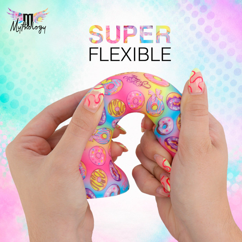 MYTHOLOGY - LYRA 2 GODEMICHET EN SILICONE 19 CM Ø 3,3 CM DONUTS