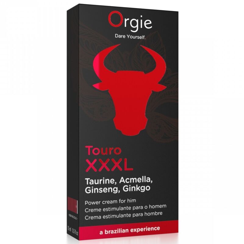 ORGIE - CRÈME AUGMENTATEUR ET AGRANDISSEUR DE ÉRECTION TOURO XXXL 15 ML