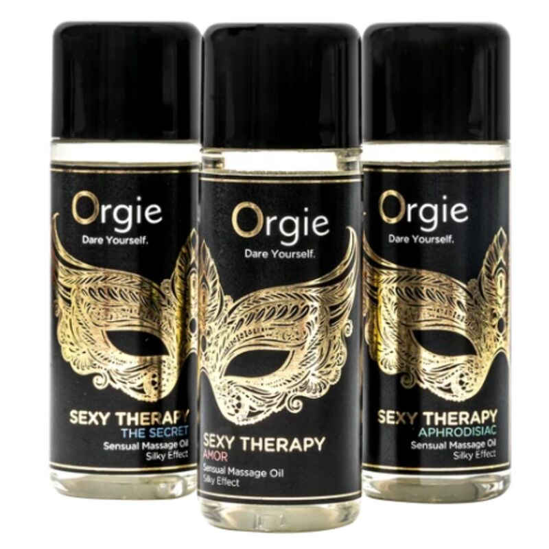 ORGIE - COLLECTION MINI THÉRAPIE SEXY HUILES DE MASSAGE SENSUELLES 3 X 30 ML