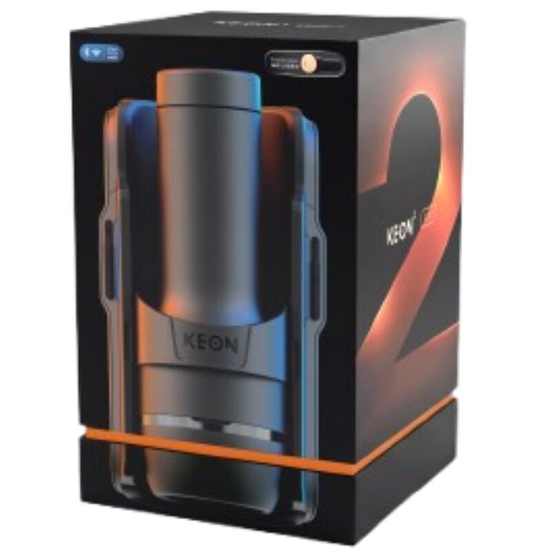 KIIROO - KEON 2 COMBO MASTURBATEUR AUTOMATIQUE INTERACTIF AVEC FEEL STROKER NOIR/BLEU