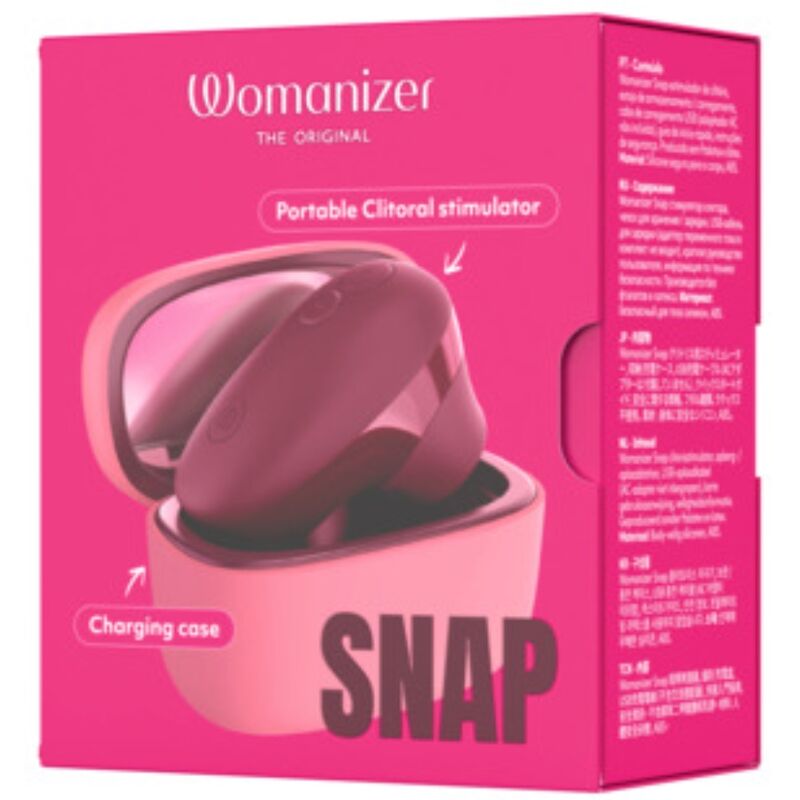 WOMANIZER - STIMULATEUR CLITORIAL À SUCCION PAR PRESSION 6 NIVEAUX D'INTENSITÉ BAIE ÉCRASÉE