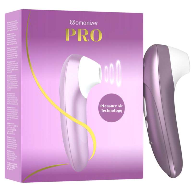 WOMANIZER - STIMULATEUR CLITORIAL PRO À SUCCION 11 NIVEAUX D'INTENSITÉ LILAS