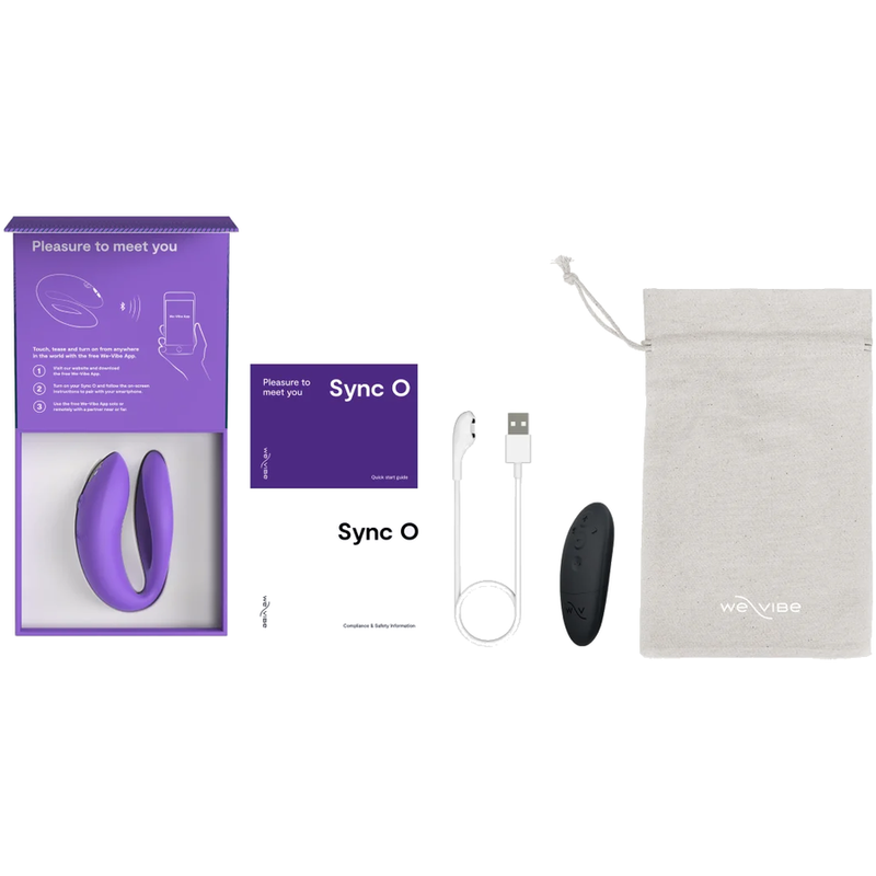 WE-VIBE - VIBRATEUR DE COUPLES SYNC O ENVELOPPEMENT-STIMULATION VIOLET CLAIR