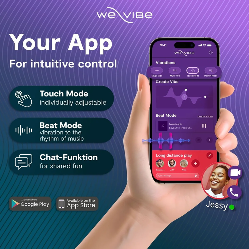 WE-VIBE - VIBRATEUR DE COUPLES SYNC O ENVELOPPEMENT-STIMULATION VIOLET CLAIR