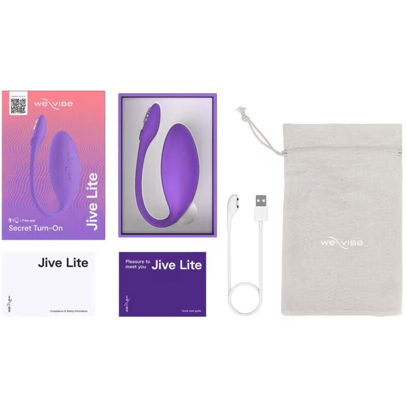 WE-VIBE - JIVE LITE VIBRATEUR ŒUF PORTABLE CONTRÔLÉ PAR APPLICATION VIOLET