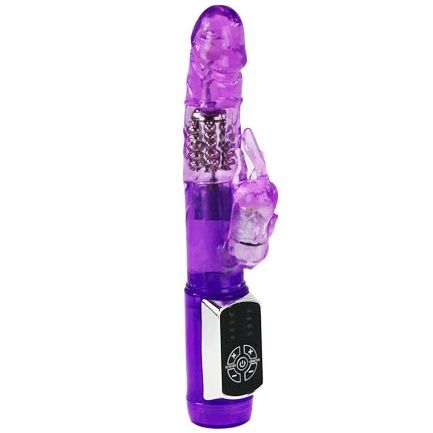 Baile Vibro rabbit avec billes rotatives Passion Baron Violet