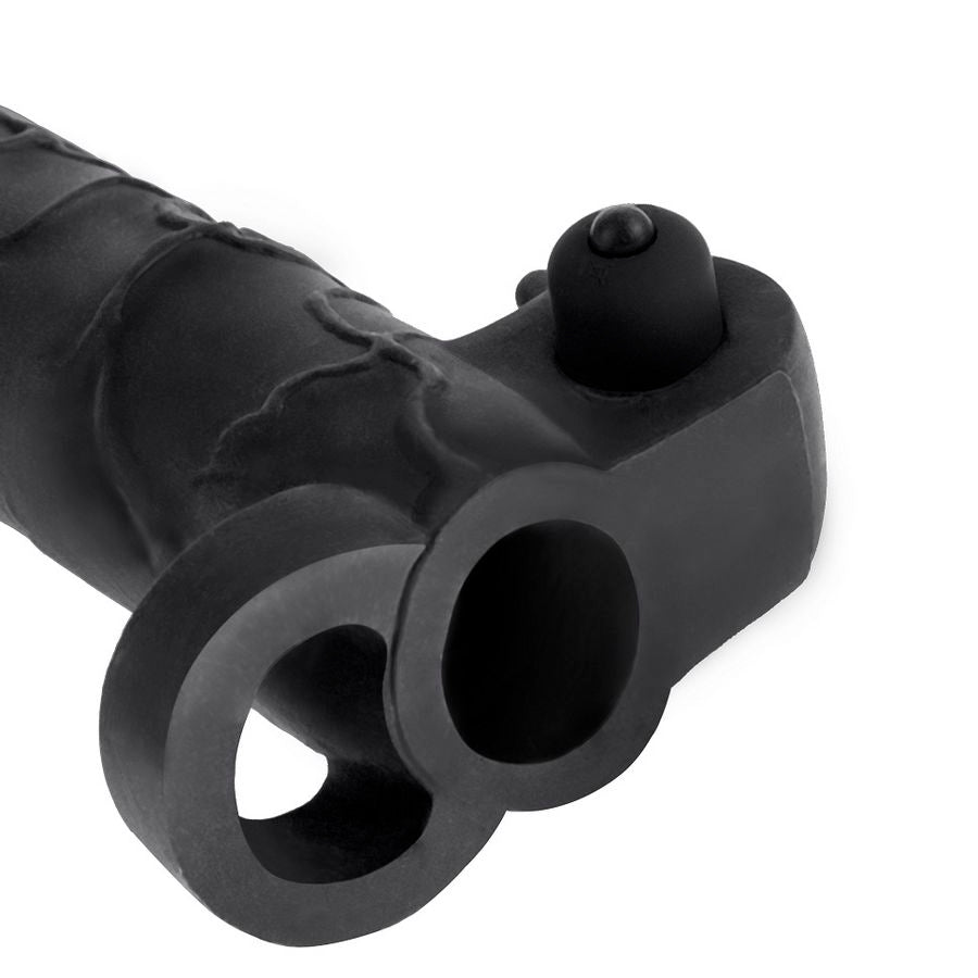 Fantasy X-Tensions - Extension de pénis Vibrant Real Feel 2 - Noir