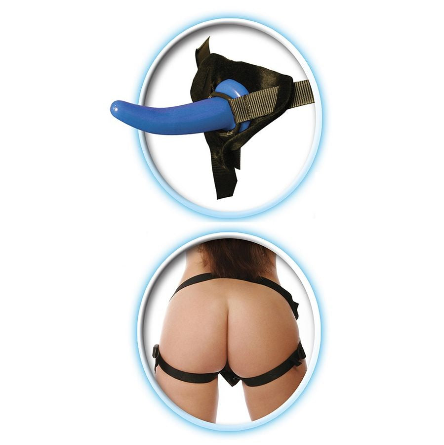 Gode Ceinture Débutant Bleu pour Homme - Fetish Fantasy