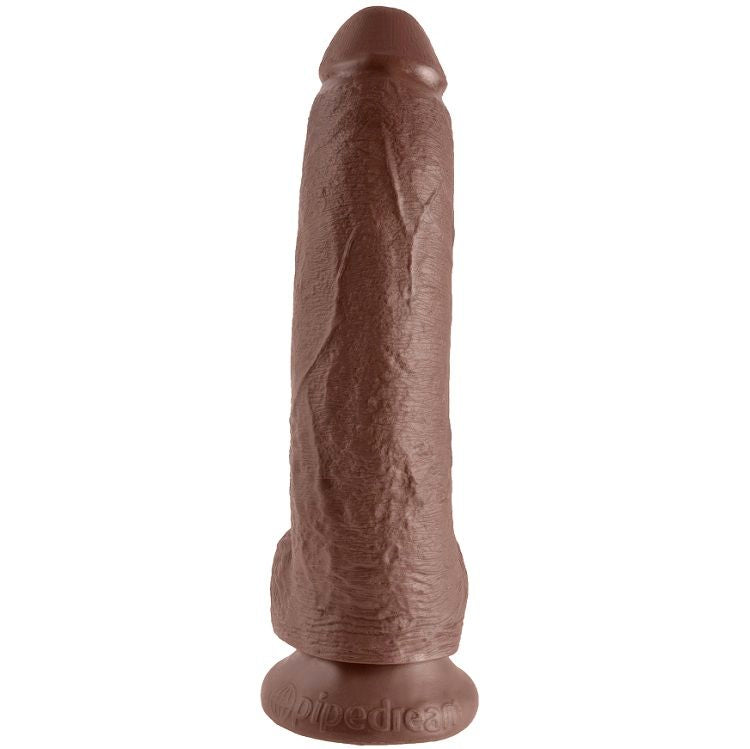 King Cock - Gode Ventouse Ultraréaliste XL Couleur Marron / 22,9 cm