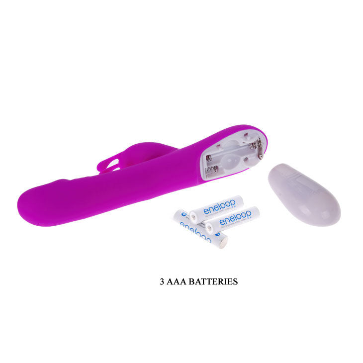 Pretty love - flirtation vibrateur robert avec stimulateur de clitoris