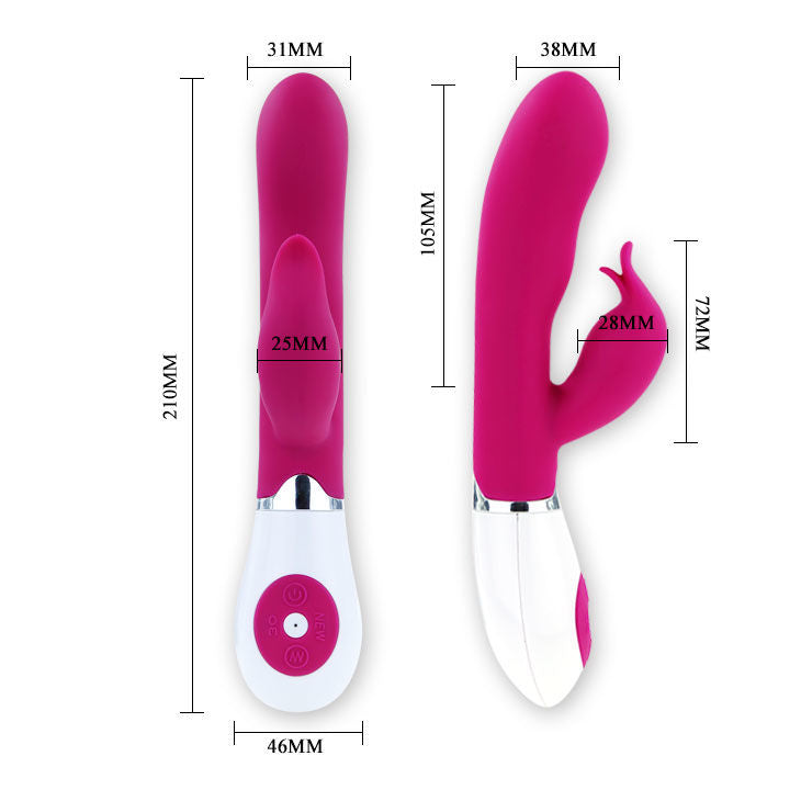 Pretty love - flirtation vibrateur avec stimulateur felix