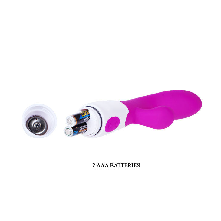Pretty love - flirtation vibrateur alvis avec stimulateur de clitoris