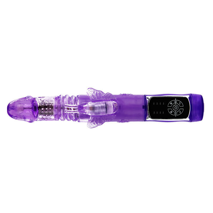 Baile Vibro rabbit avec billes rotatives Butterfly Prince Violet