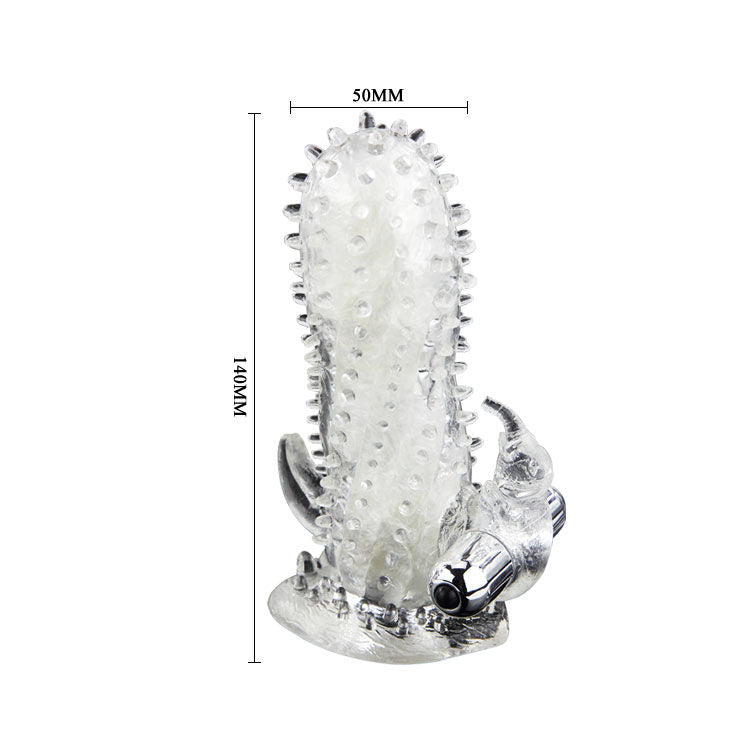 Baile - Gaine à Pénis à Picots Vibrant Brave Man - Transparent