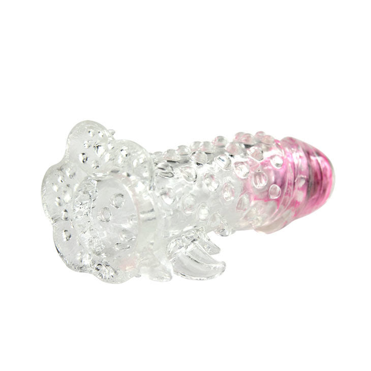 Baile - Manchon à Pénis Vibrant 2 en 1 Brave Man - Transparent