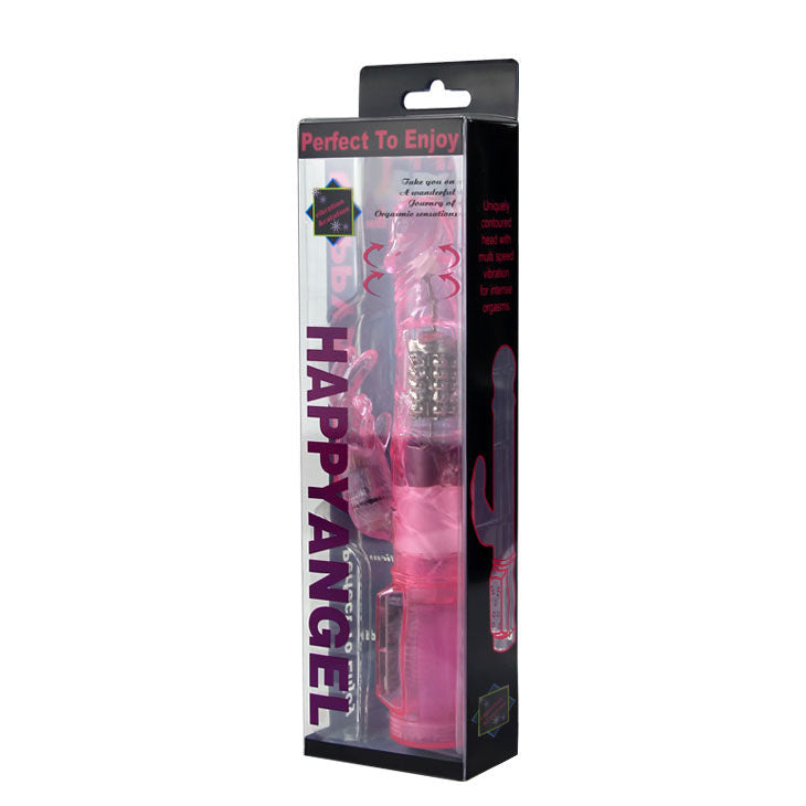Baile - mini rotateur lapin rose avec superstimulateur